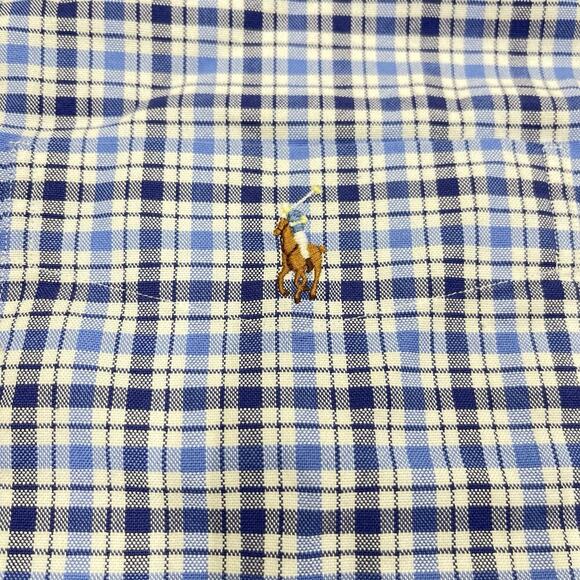 Polo Ralph Lauren Shirt Men's 3XB Big Colorful Plaid Button Down Flesh Pony - Picture 6 of 10